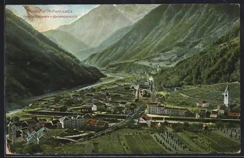 AK Pontebba, Veduta Generale