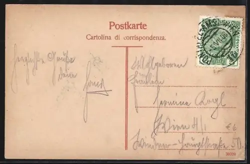 AK Pontebba, Veduta Generale