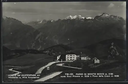 AK Jaufenpass, Hospiz mit Hochfeiler und Wild Kreuzspitze
