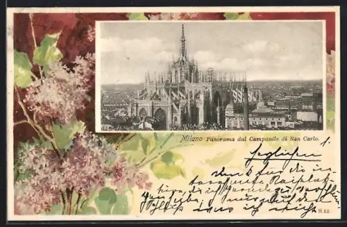 AK Milano, Panorama dal Campanile di San Carlo