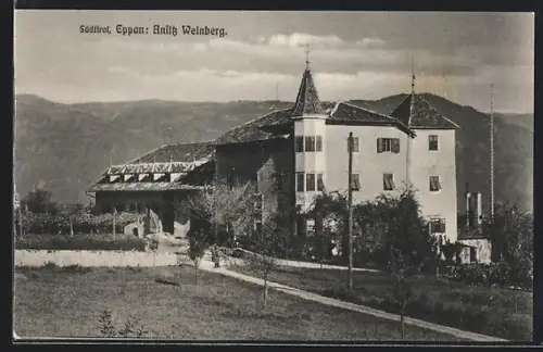 AK Eppan /Südtirol, Ansitz Weinberg mit Garten