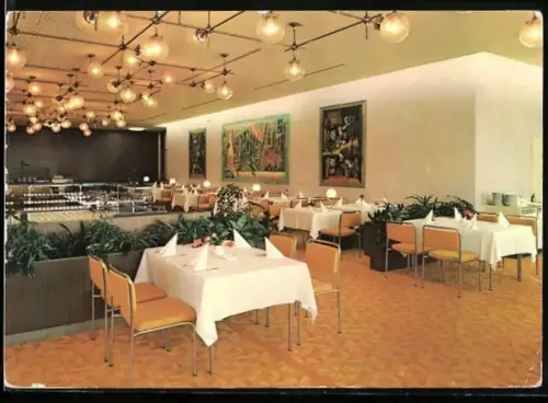AK Berlin, Palast der Republik, Linden-Restraurant