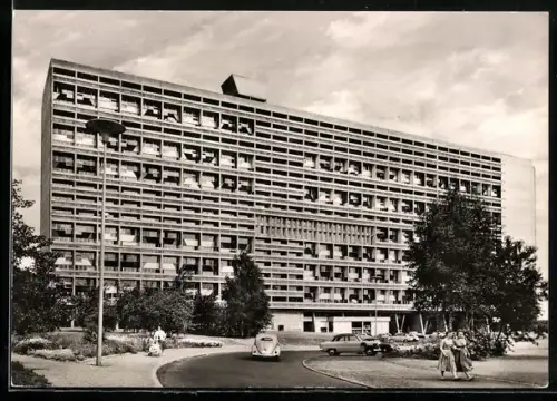 AK Berlin, Charlottenburg, Unité d`Habitation Typ Berlin, Reichssportfeldstrasse