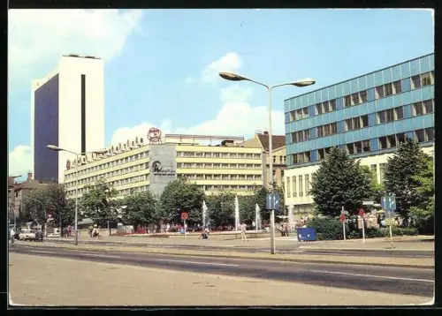 AK Berlin, Internationales Handelszentrum und Interhotel Unter den Linden