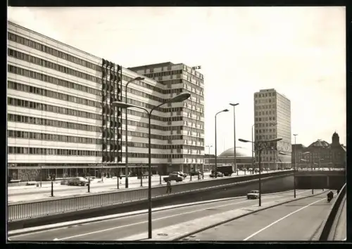 AK Berlin, Autotunnel am Alexanderplatz
