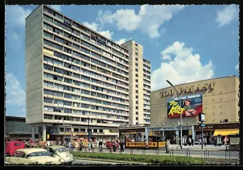 AK Berlin, Hochhaus mit Zoo-Palast