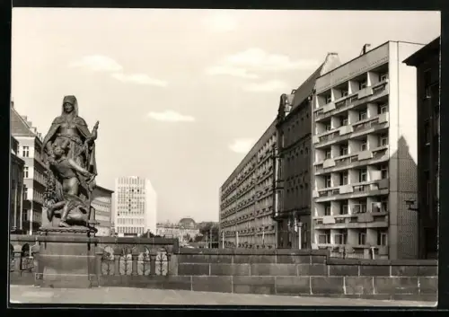 AK Berlin, Friedrichsgracht mit Gertraudebrücke