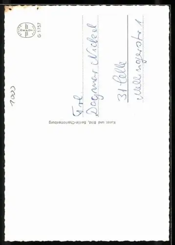 AK Berlin, Strassenpartie an der Gedächtniskirche