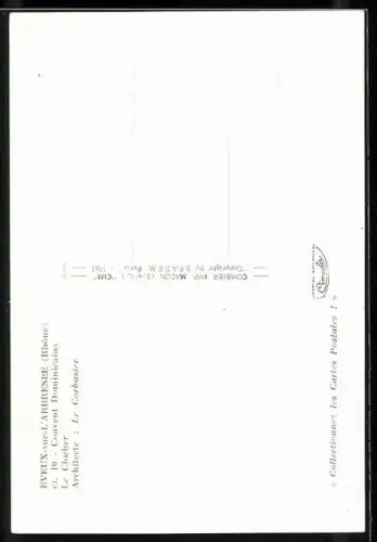 AK Eveux-sur-l`Arbresle /Rhone, Couvent Dominicains, Le Clocher