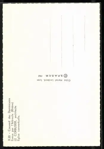 AK Arbresle /Rhone, Couvent des Dominicains, Le Corbusier