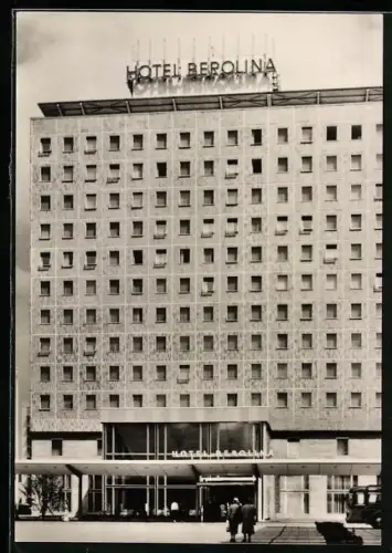 AK Berlin, Hotel Berolina, abgerissen nach 1995