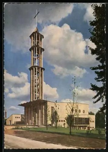 AK Berlin-Hansaviertel, Kaiser-Friedrich-Gedächtniskirche