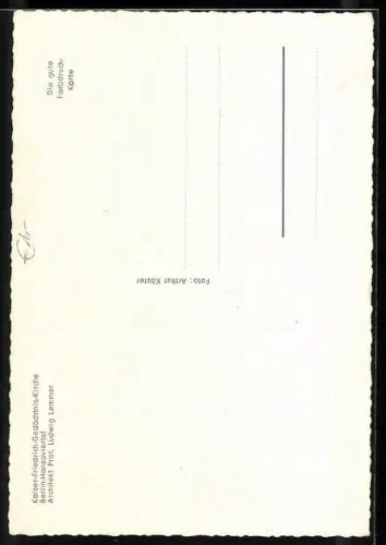 AK Berlin-Hansaviertel, Kaiser-Friedrich-Gedächtniskirche