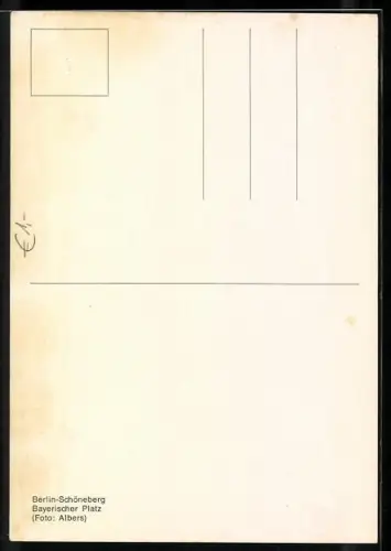 AK Berlin-Schöneberg, am Bayerischen Platz