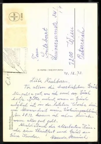 AK Berlin-Rudow, Blick auf das Gropius-Hochhaus