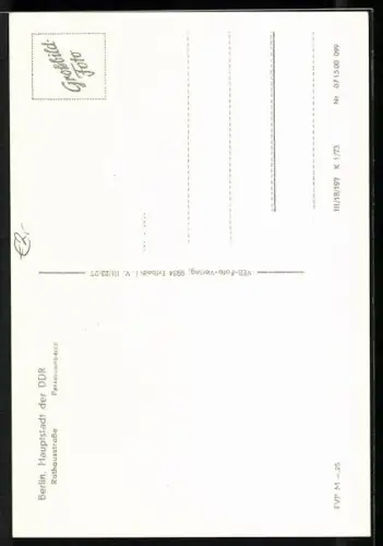 AK Berlin, Rathausstrasse