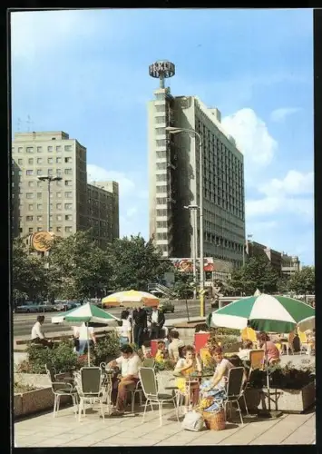 AK Berlin, Centrum-Freiluftgarten am Alexanderplatz