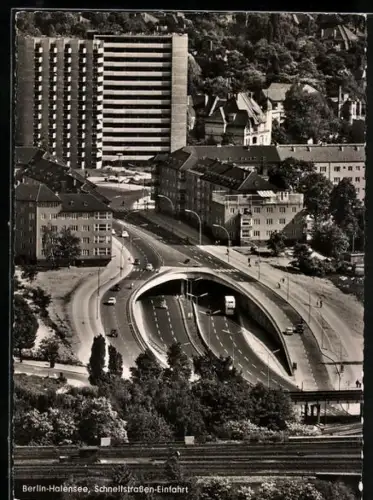 AK Berlin-Halensee, Schnellstrassen-Einfahrt
