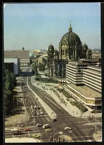AK Berlin, Blick in die Karl-Liebknecht-Strasse