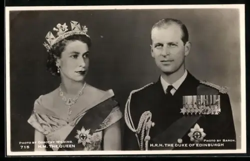 AK H. M. The Queen & H. R. H. The Duke of Edinburgh