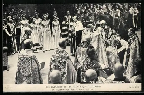 AK London, The crowning of her majesty Queen Elizabeth in Westminster Abbey 1953
