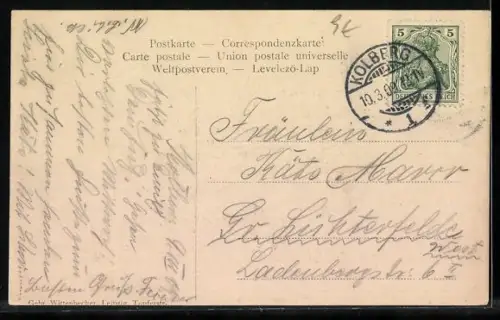 AK Orig. Croatische Tamburitza-Musik-Gesang- und Tanz-Truppe Porin, Dir. P. Iwanusch