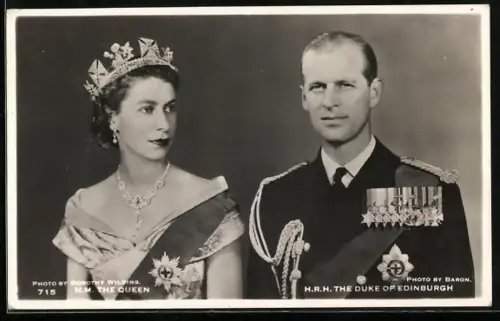 AK H. M. The Queen & H. R. H. The Duke of Edinburgh