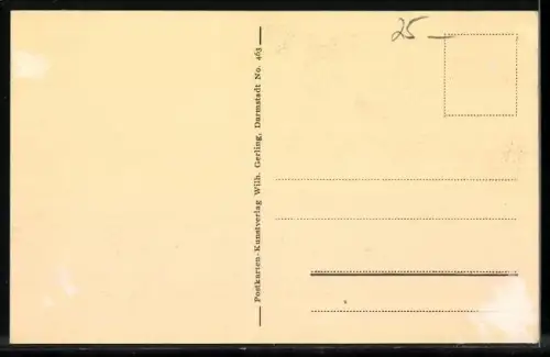 AK Homburg / Höhe, Innenansicht Erlöserkirche, Blick auf die Orgel