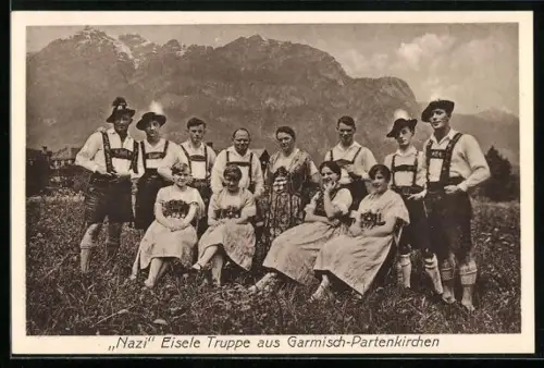 AK Garmisch-Partenkirchen, Nazi Eisele Truppe