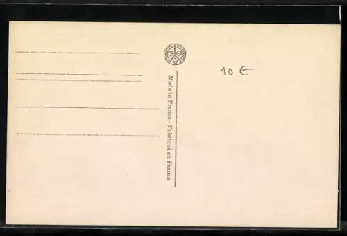 AK Napoleon mit Fernrohr, Battle of Wagram