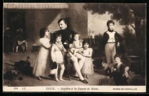 AK Napoleon et les Enfant de Murat