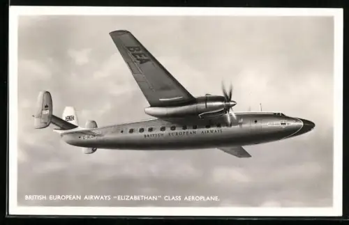 AK British European Airways Elizabethan Class Aeroplane, Flugzeug