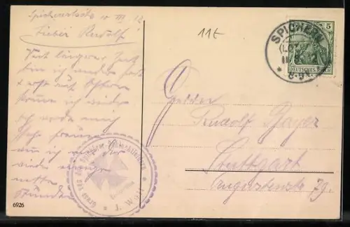 AK Soldaten beim Sturm auf den Spicherer Berg 1870