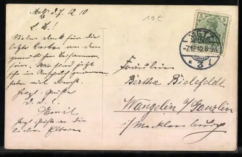 AK Jouy-aux-Arches, Szene aus dem Reichseinigungskrieg