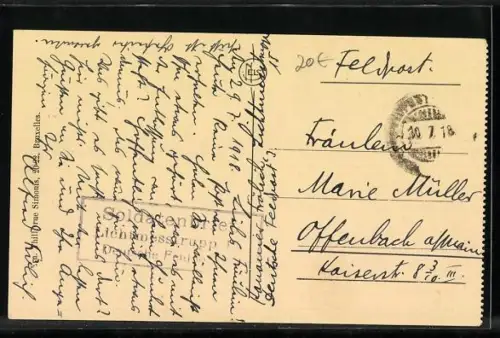 AK ein Hundekarren mit Milchkannen bekommt einen Strafzettel