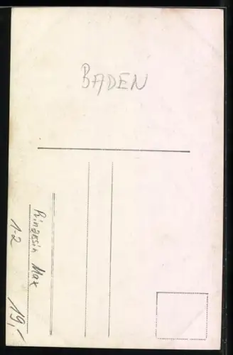 Foto-AK Prinzessin Max von Baden mit ihren Kindern