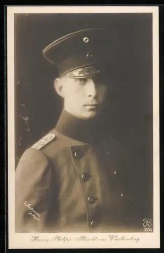 AK Herzog Philipp Albrecht von Württemberg in Uniform