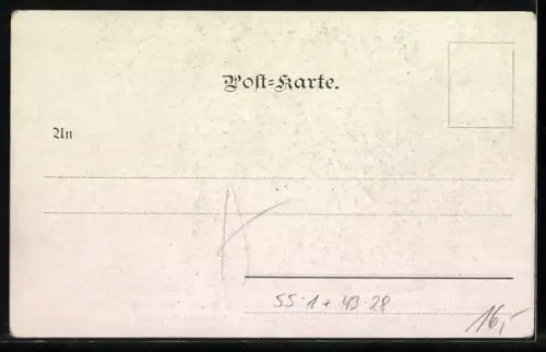 Künstler-AK Wien, Merkwürdige Herren in Anzügen, Freunde seid nicht so verwundert, wenn im 20. Jahrhundert...