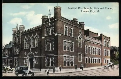 AK Kansas City, MO, Scottish Rite Temple, 15rh and Troost Street