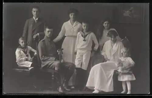 Foto-AK Kinder d. Herzog Wilhelm von Urach