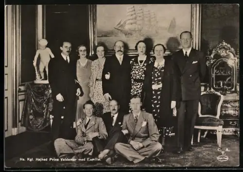 AK Hojhed Prins Valdemar med Familie