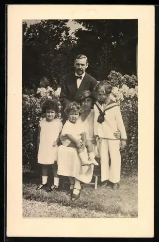Foto-AK Herzog Albrecht Eugen von Württemberg mit seiner Familie