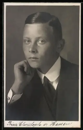 AK Prinz Christoph von Hessen-Kassel in Zivil