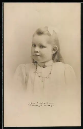 AK Luise Adelheid, Prinzessin Reuss i. L.