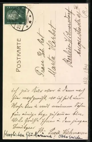 AK Regensberg im Isergebirge, Holzhaus mit Garten