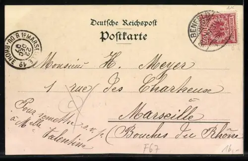 AK Bad Siffermann, Café Silberzahn, Hauptstrasse und Rathaus