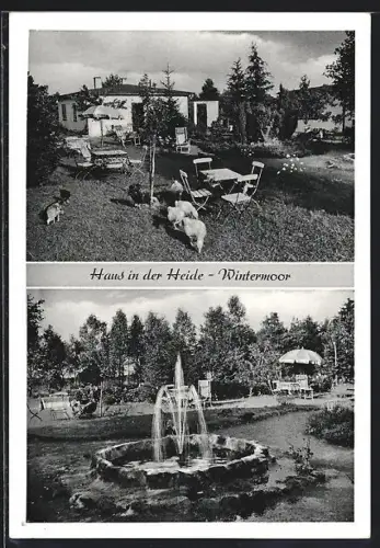 AK Wintermoor a. d. Ch., Pension Haus in der Heide