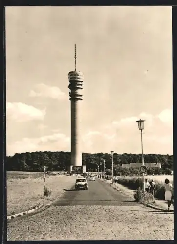 AK Schwerin-Zippendorf, Partie am Fernsehturm