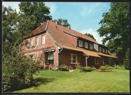 AK Undeloh, Gasthaus von Hermann Overbeck, Zum Loh 5