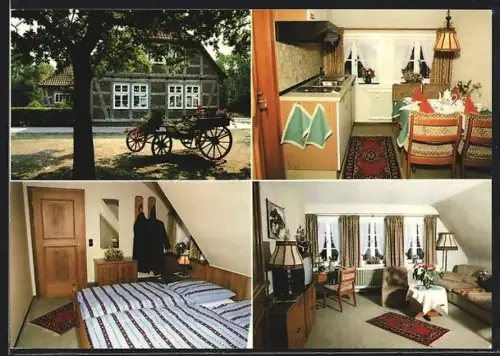 AK Undeloh, Pension Seume Haus, Inh. K. u. W. Schlegel, Wilseder Strasse 23